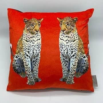 Leopard Velvet Cushion