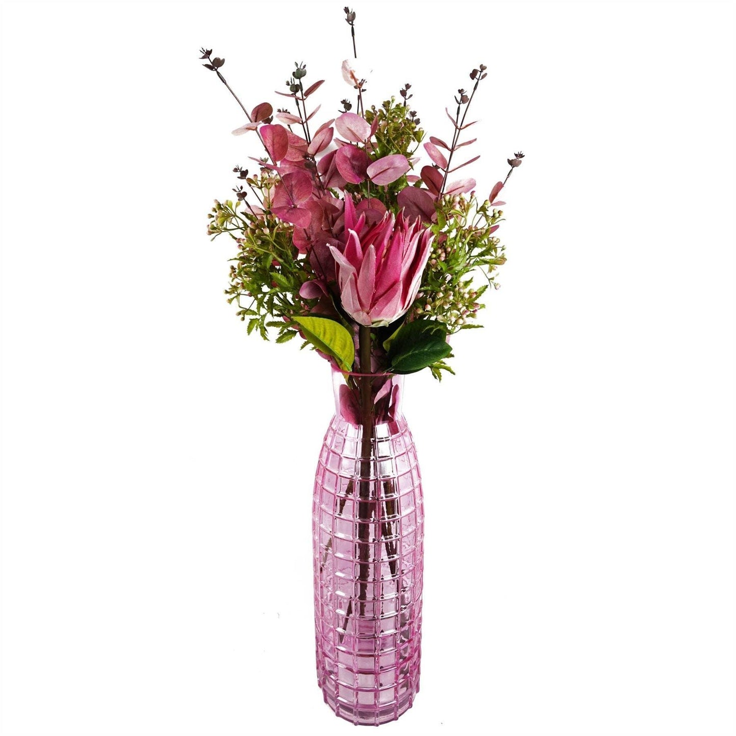 65cm Protea Sugarbush Flower Single Stem - Pink