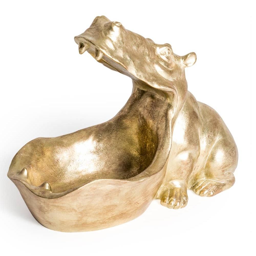 Gold Hungry Hippo Storage Bowl