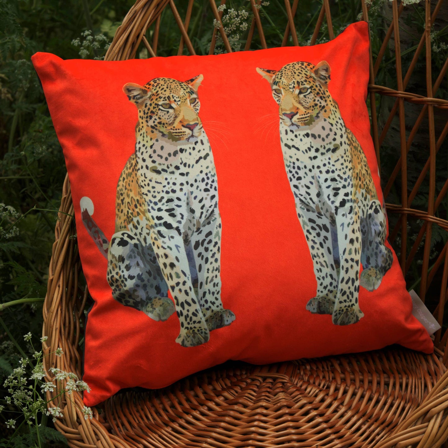 Leopard Velvet Cushion