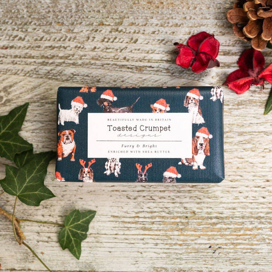 Furry & Bright Soap (Christmas Dogs Collection)