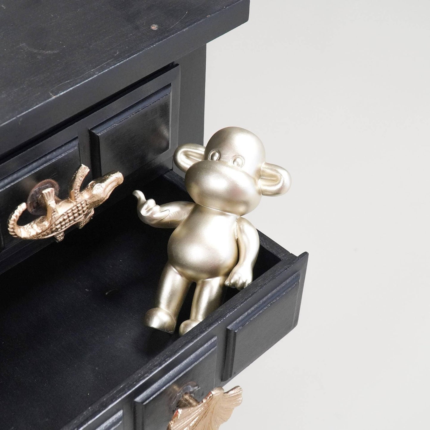 Hang Loose Monkey 'The Legend' Gold - 11x7x19cm