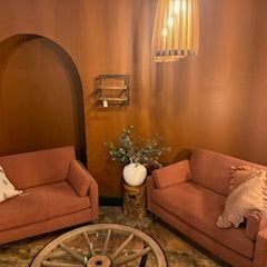 Small snuggle Sofa teracotta