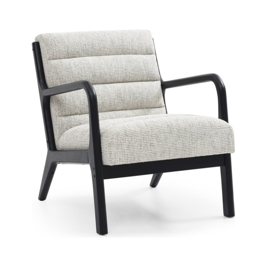 Retro Chair Natural with black frame