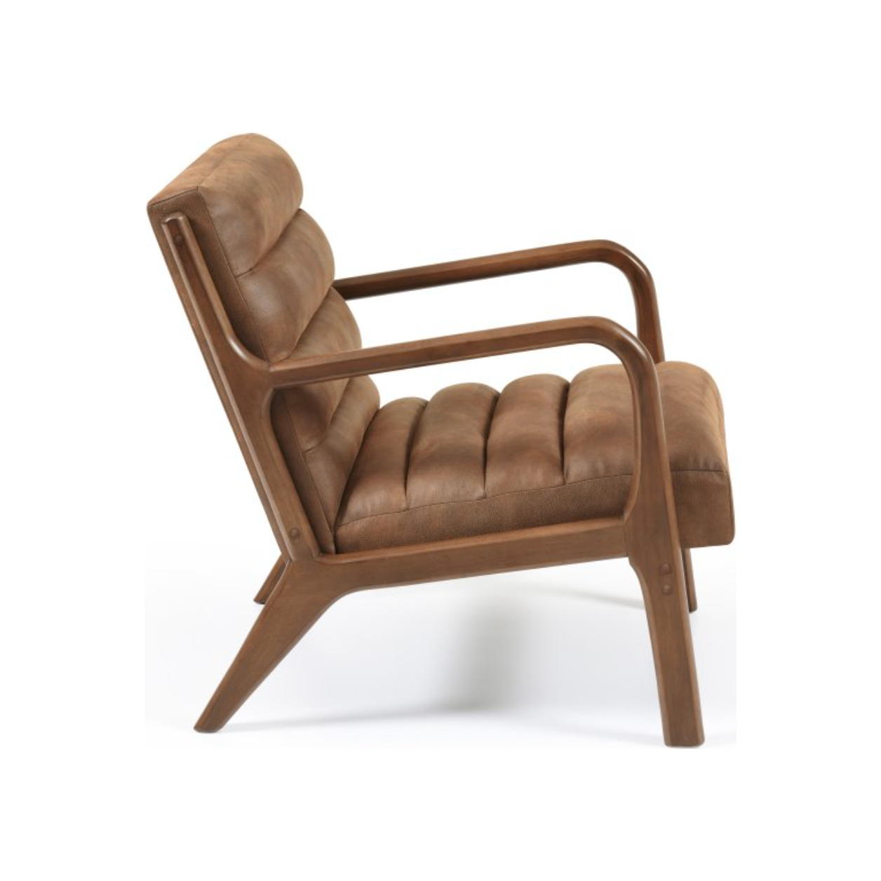 Retro Chair in Ribbed Brown