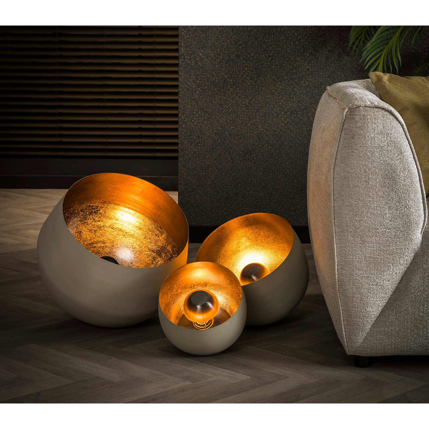 Dome Lamp Grey