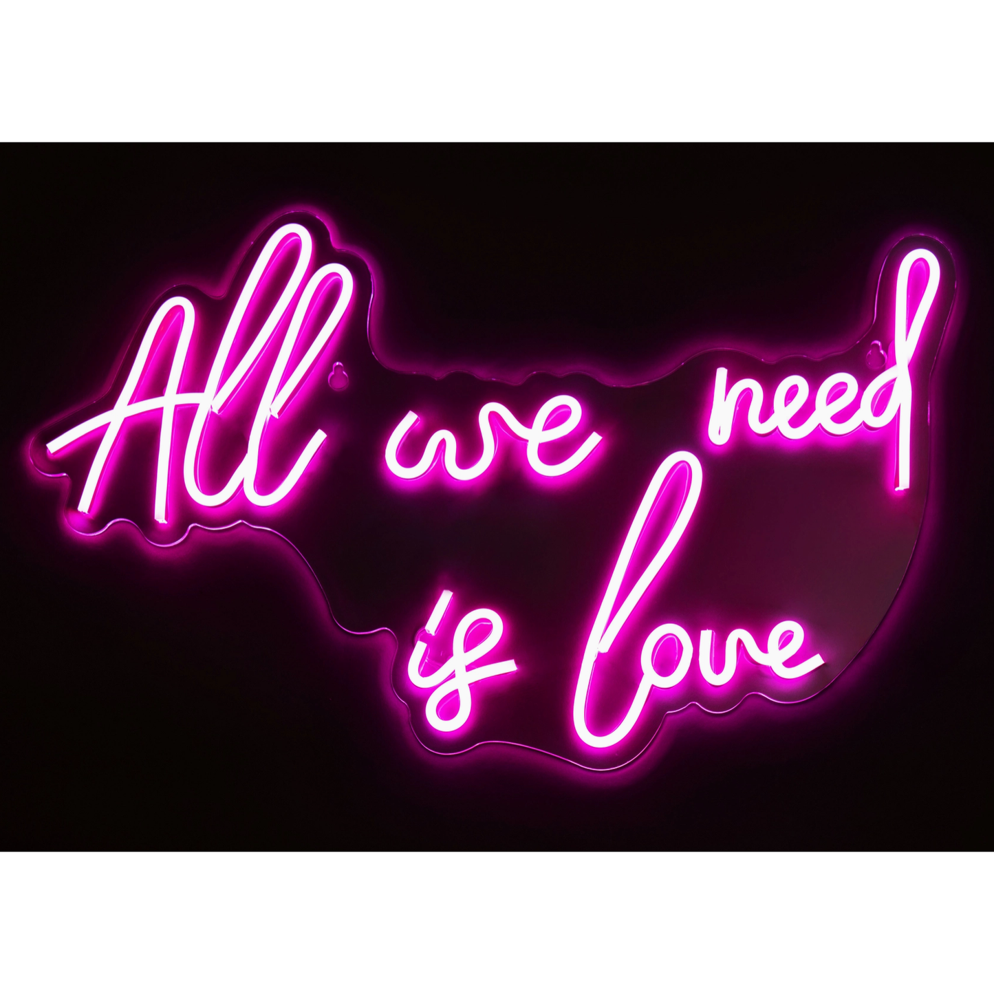 ALL WE NEED IS LOVE NEON SIGN