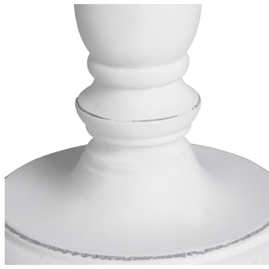 Small White wooden Lamp