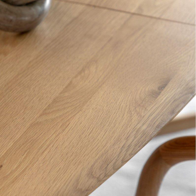 Oak extending table
