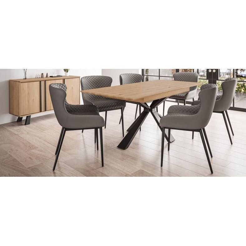 Juliette Extendable dining table wooden leg