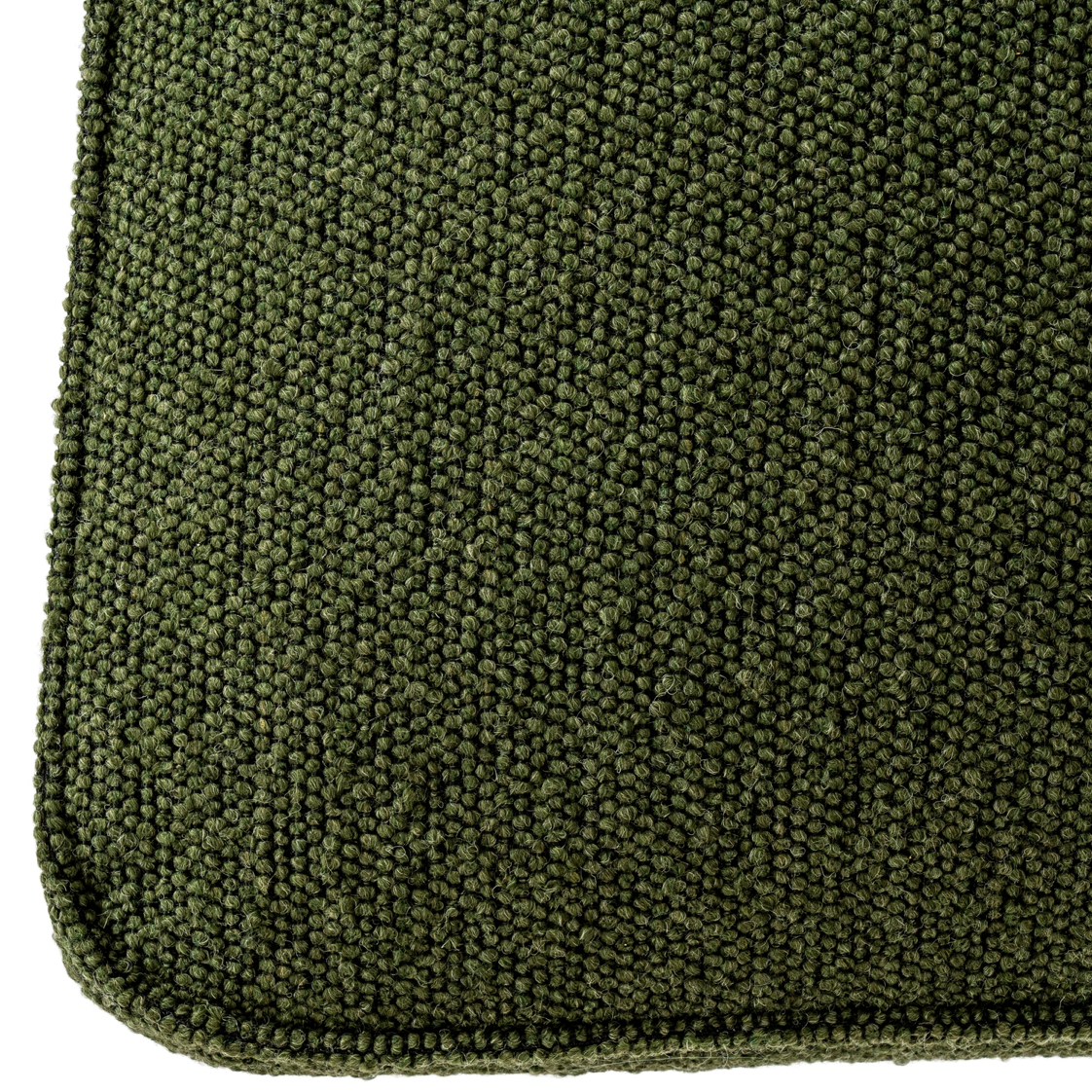 Fabric Curved dining chair Green