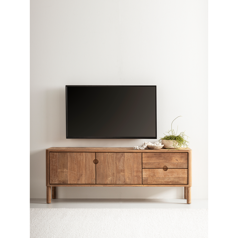 Teakwood sideboard 2 door 2 drawer