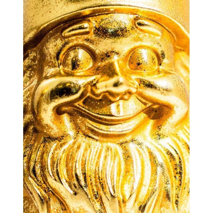 Medium Gold "Naughty Gnome" Figure