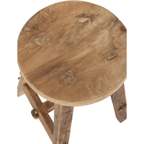 Rustic Teakwood Stool