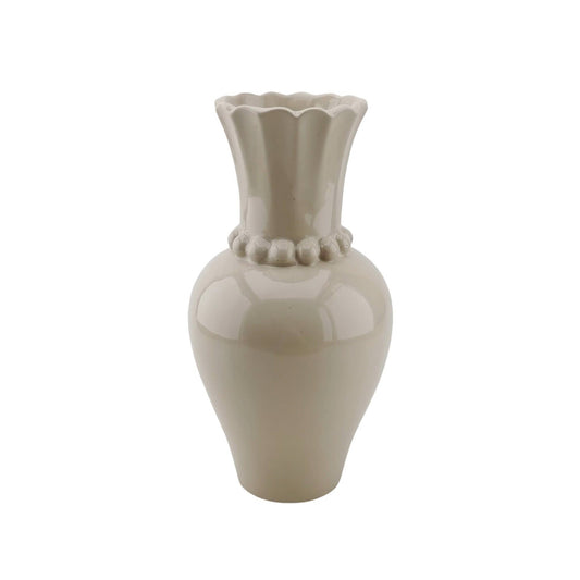 Long Pear Neck Vase Natural Sand