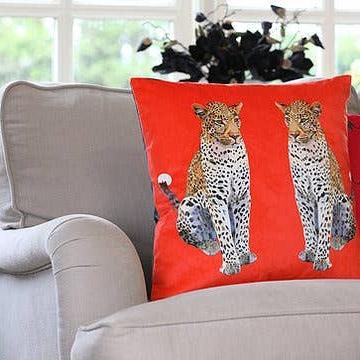 Leopard Velvet Cushion