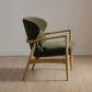 Miles chair in Chenille fabric Olive ** INTRO OFFER**