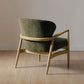 Miles chair in Chenille fabric Olive ** INTRO OFFER**