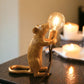 Gold Mouse Resin Light