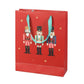 23cm Medium Red Christmas Nutcracker Gift Bag
