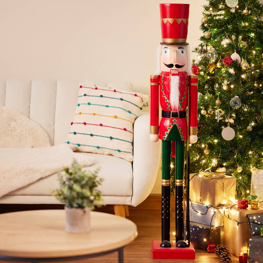 Giant Christmas Nutcracker Soldier Decoration, 120cm/4ft