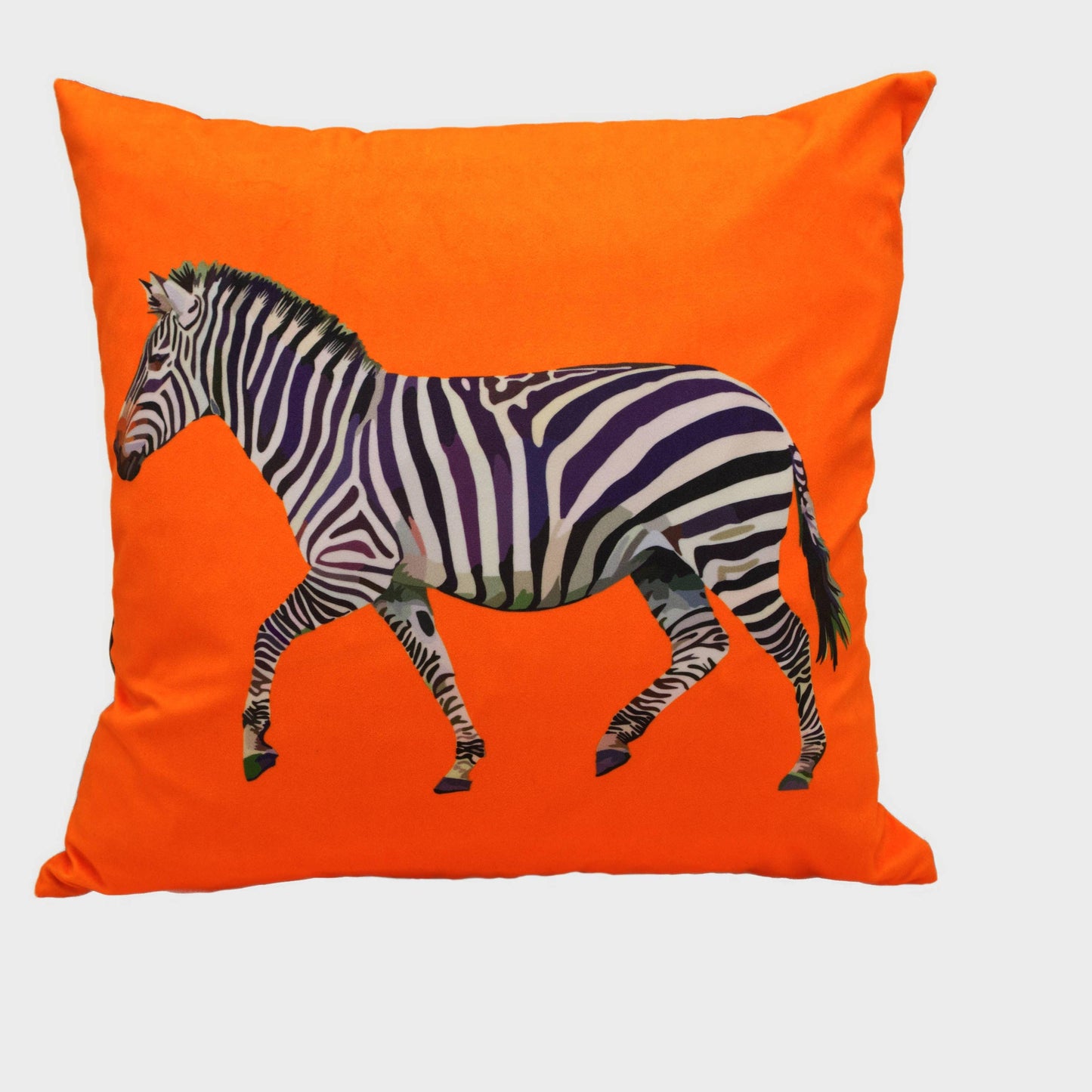 Zebra Velvet Cushion