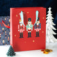 23cm Medium Red Christmas Nutcracker Gift Bag