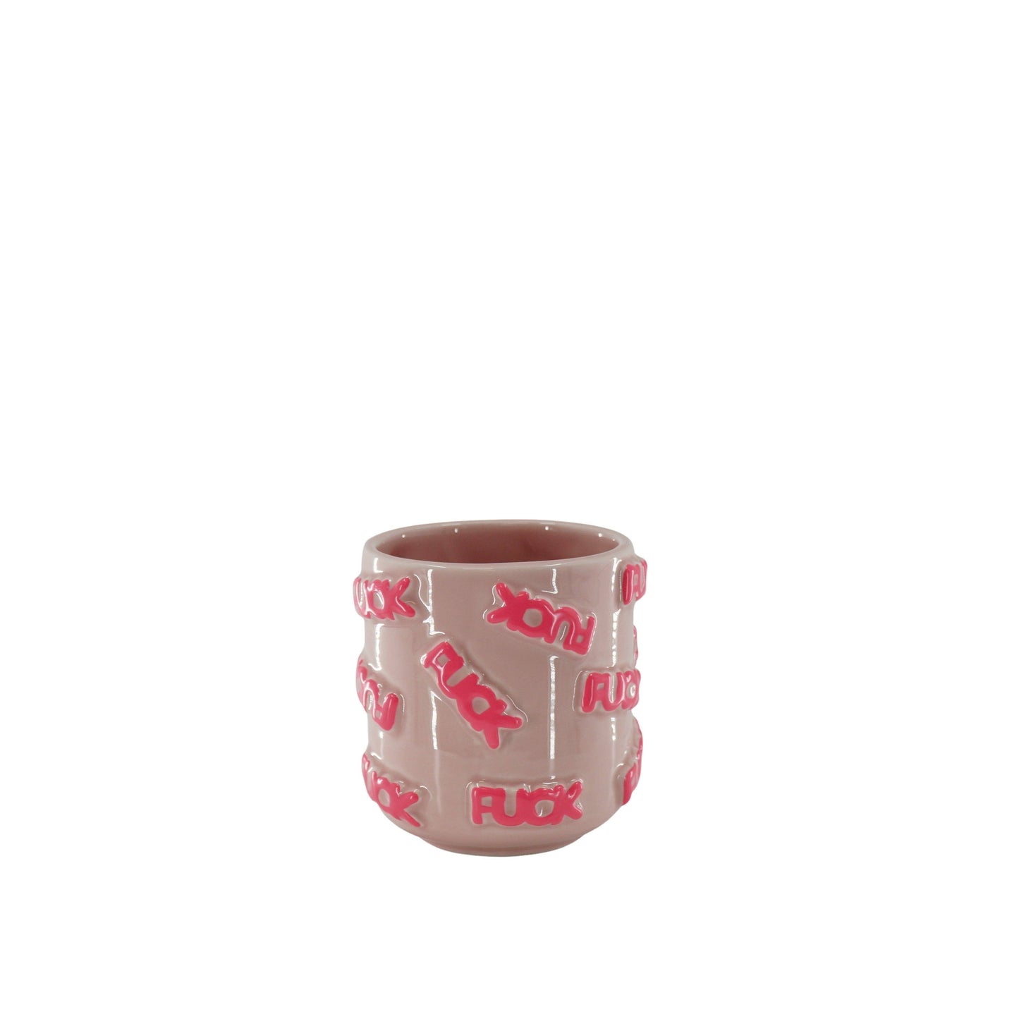 Naughty F**K Pot Pink and stone