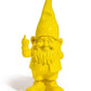 Small Bright Yellow "Naughty Gnome" Figure