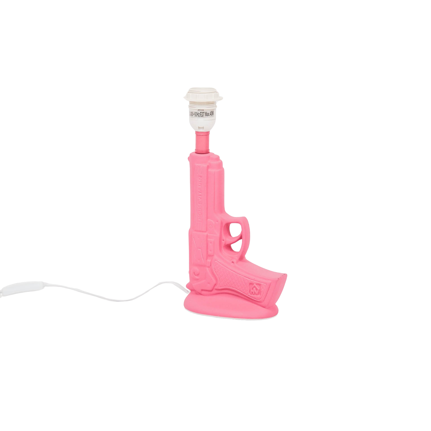Gun Table Lamp - Ceramics - Neon Pink