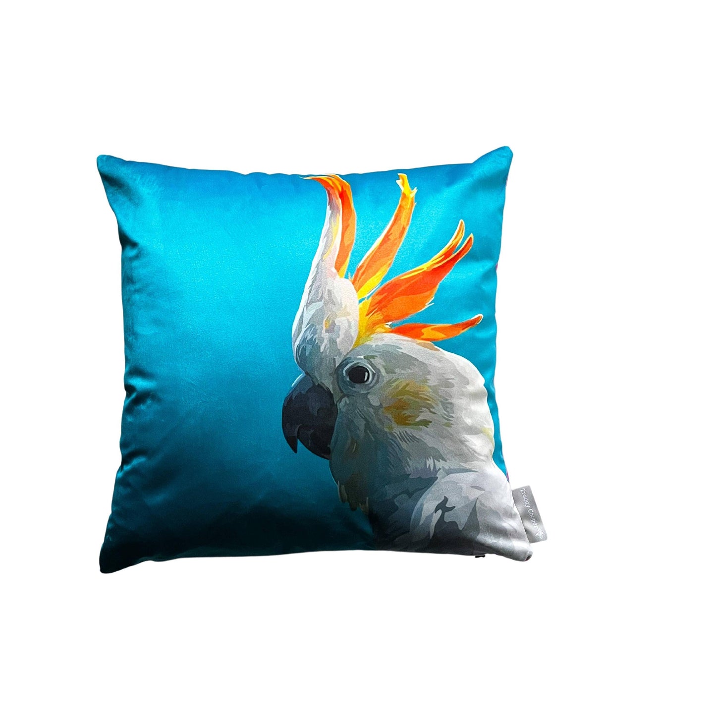 Cockatoo Velvet Cushion