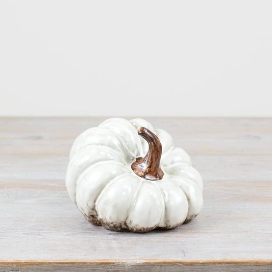 Glazed Pumpkin Ornament, 14.2cm
