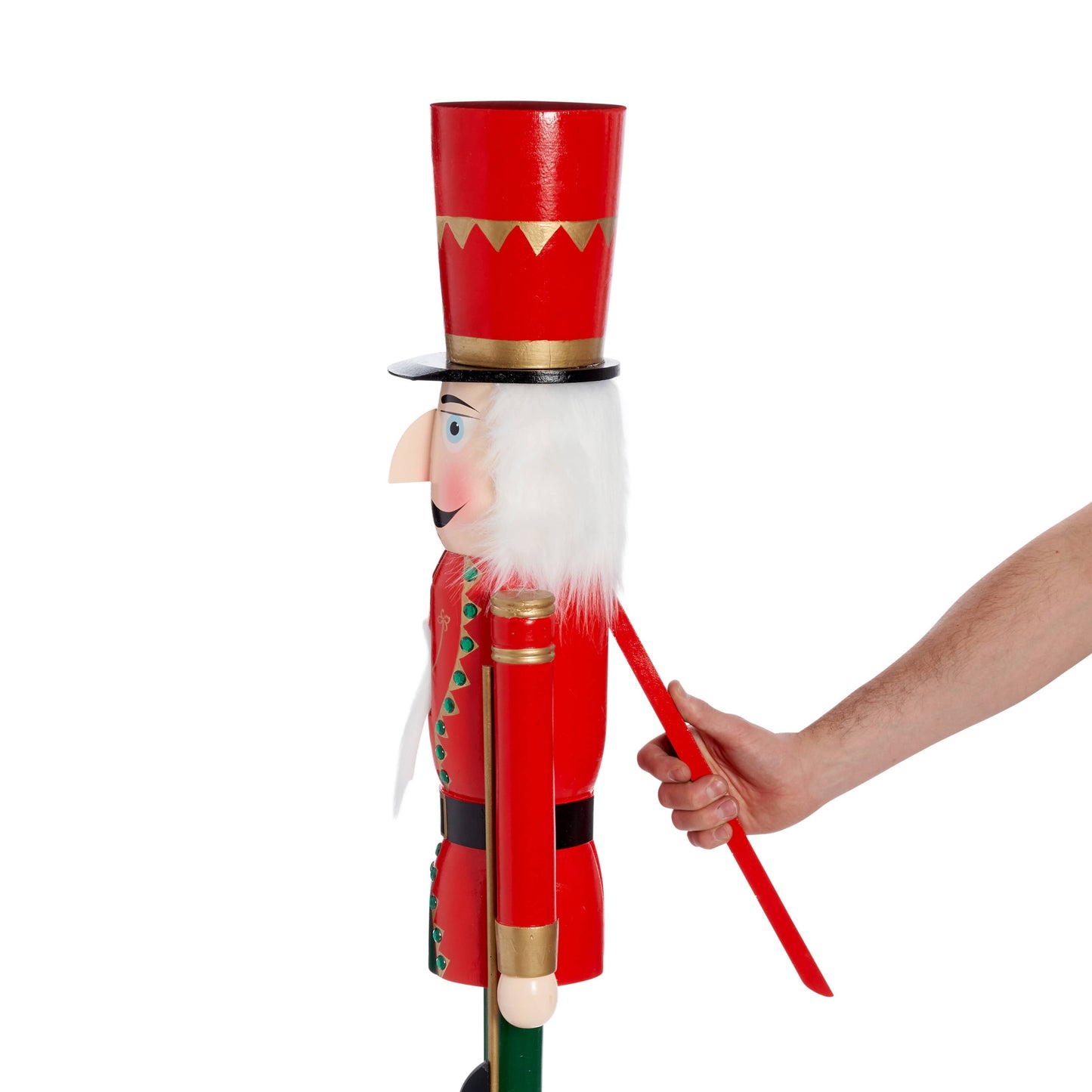 Giant Christmas Nutcracker Soldier Decoration, 120cm/4ft