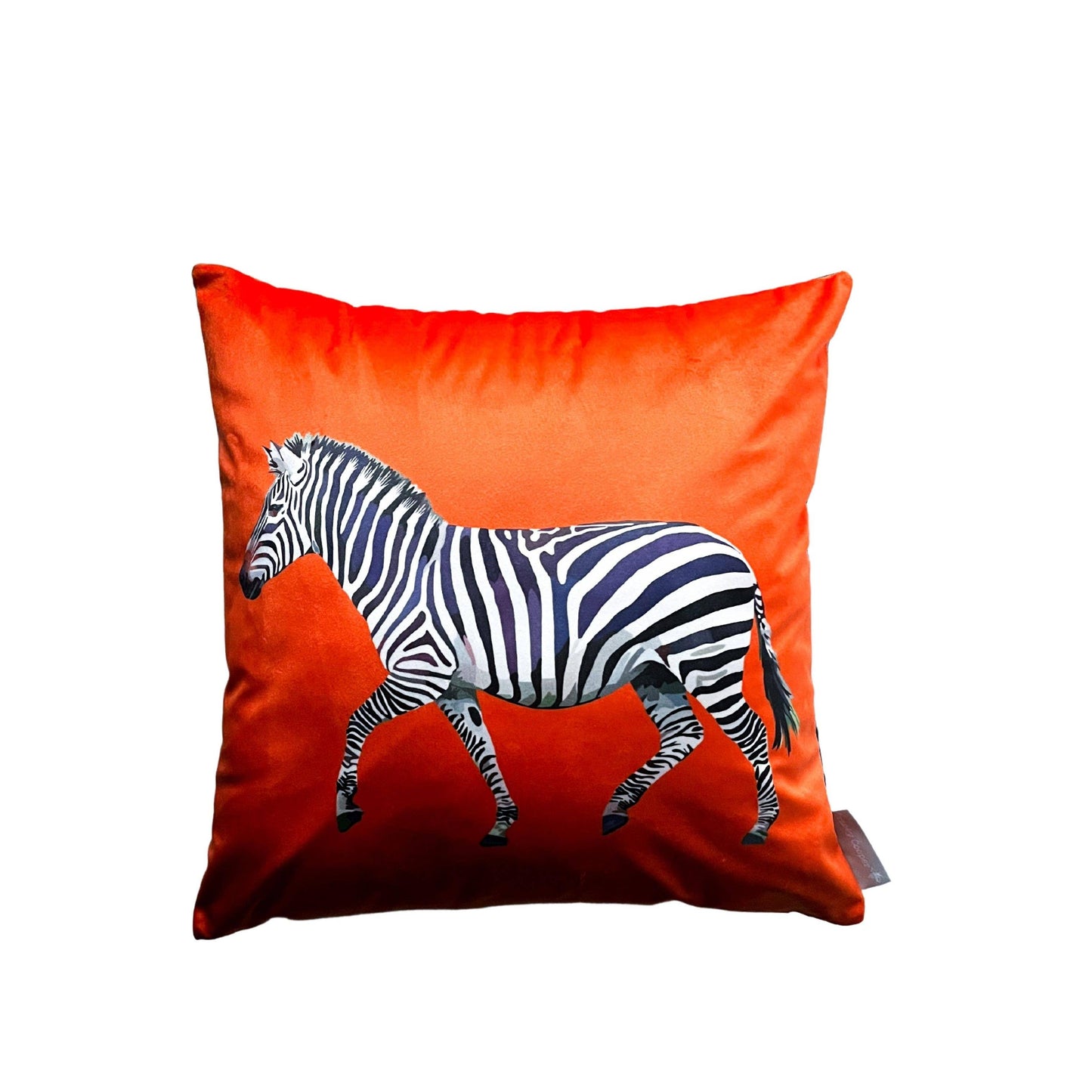 Zebra Velvet Cushion