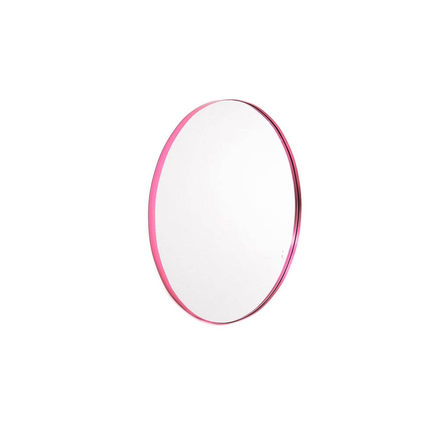 Neon Pink Wall Mirror Round Ø40cm