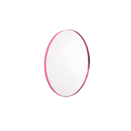 Neon Pink Wall Mirror Round Ø40cm