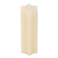 Cream Star Shaped Pillar Candle