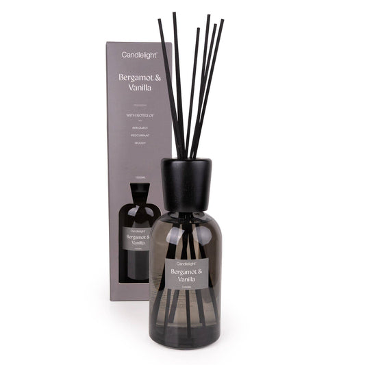 1000ml Reed Diffuser – Bergamot & Vanilla