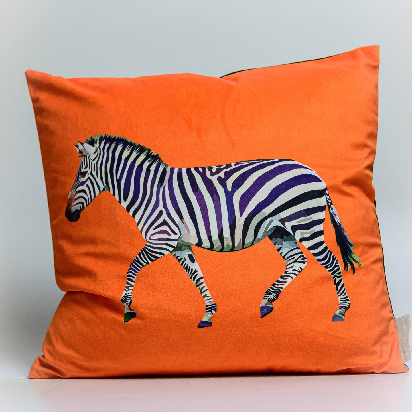 Zebra Velvet Cushion