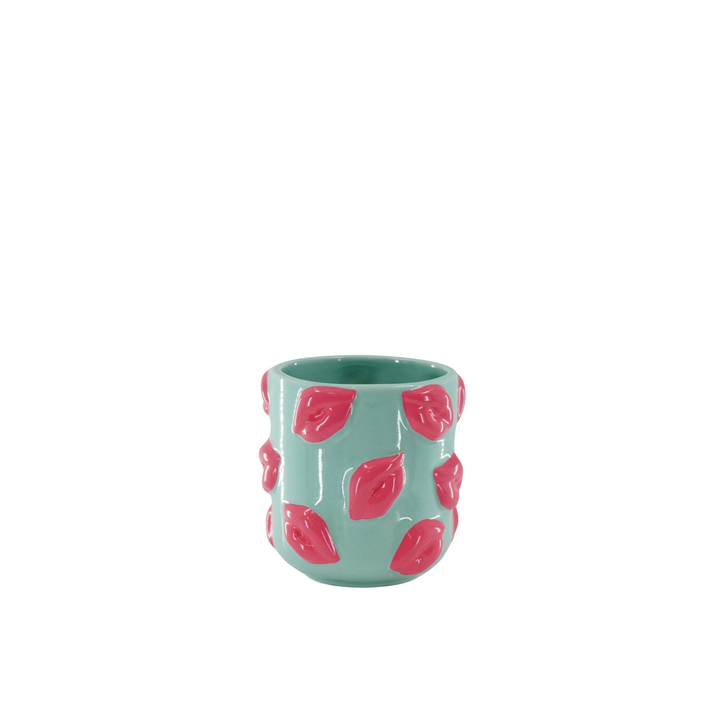 Kiss me Pot Pink and mint