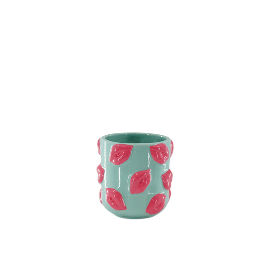 Kiss me Pot Pink and mint