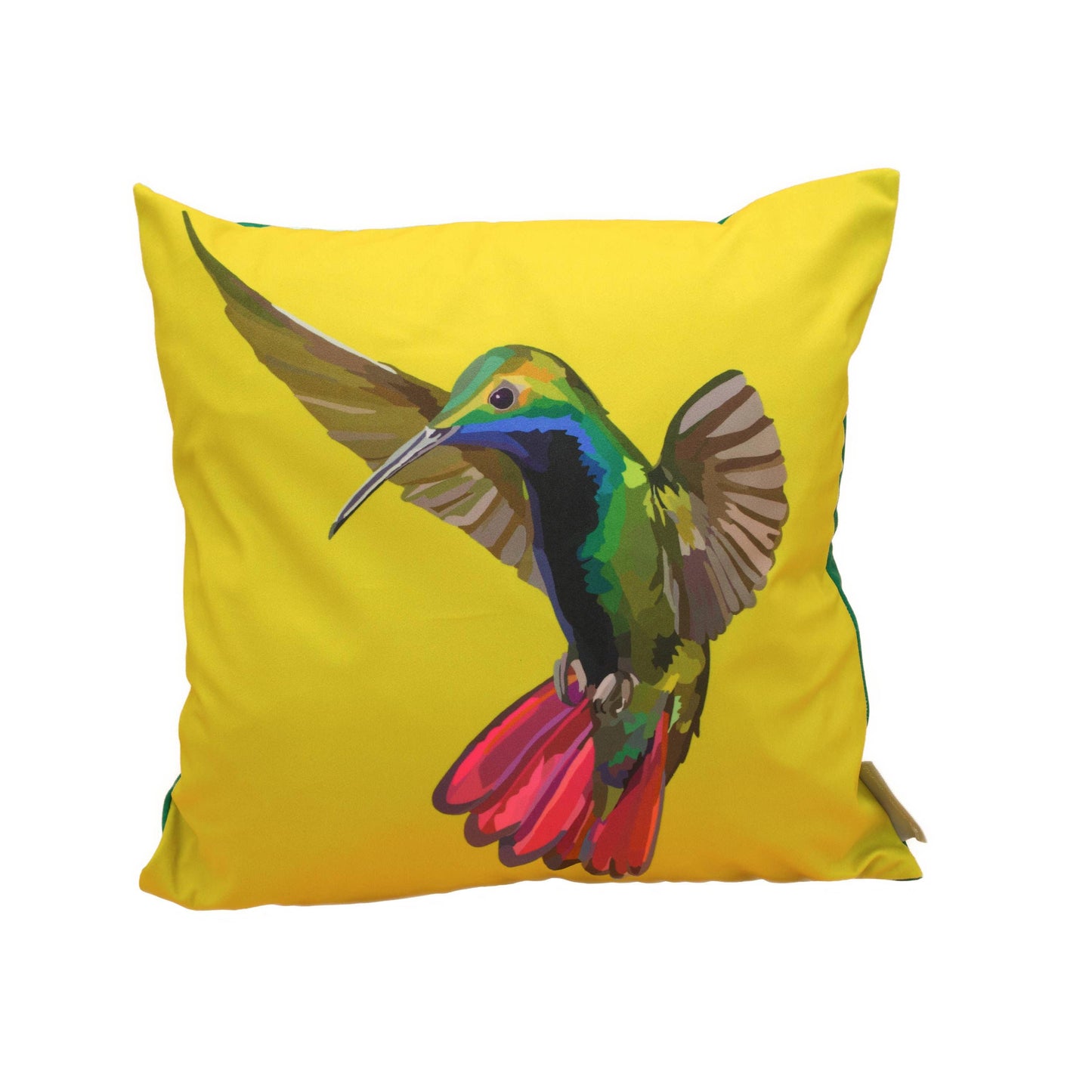 Hummingbird Velvet Cushion