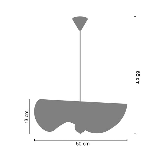 GRANDE MADAME - Suspension White Metal Lady's Hat