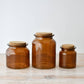 Storage Glass Coloured Jar with Cork Lid, 15.4cm