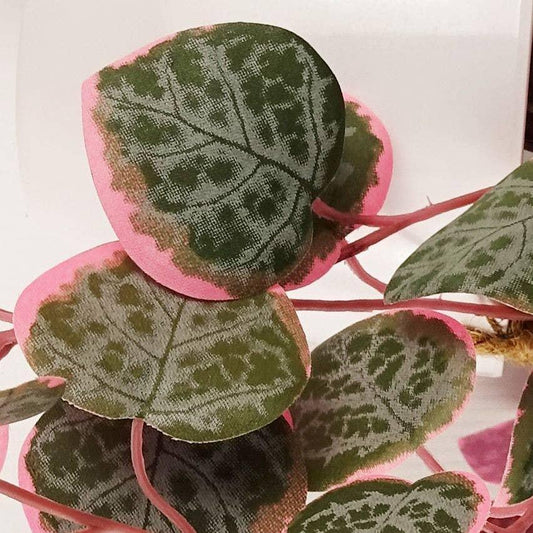90cm Artificial Potted Trailing Hanging Pink Plant