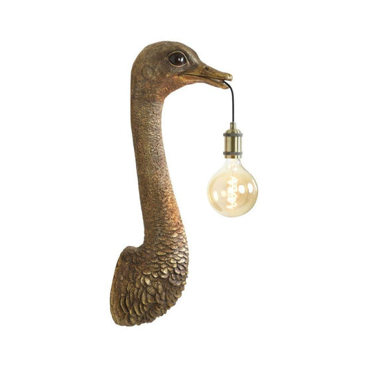 Wall Mounted Ostrich Light