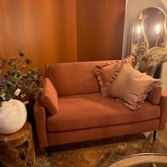 Small snuggle Sofa teracotta