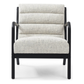 Retro Chair Natural with black frame