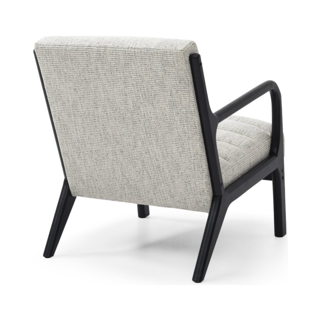 Retro Chair Natural with black frame