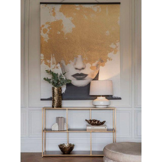 Large Canvas wall hanging Worldy Woman